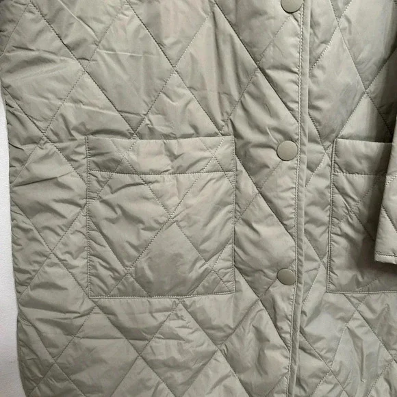 Michael Stars NWT’s Sonnet Snap frontquilted coat. Size 1X